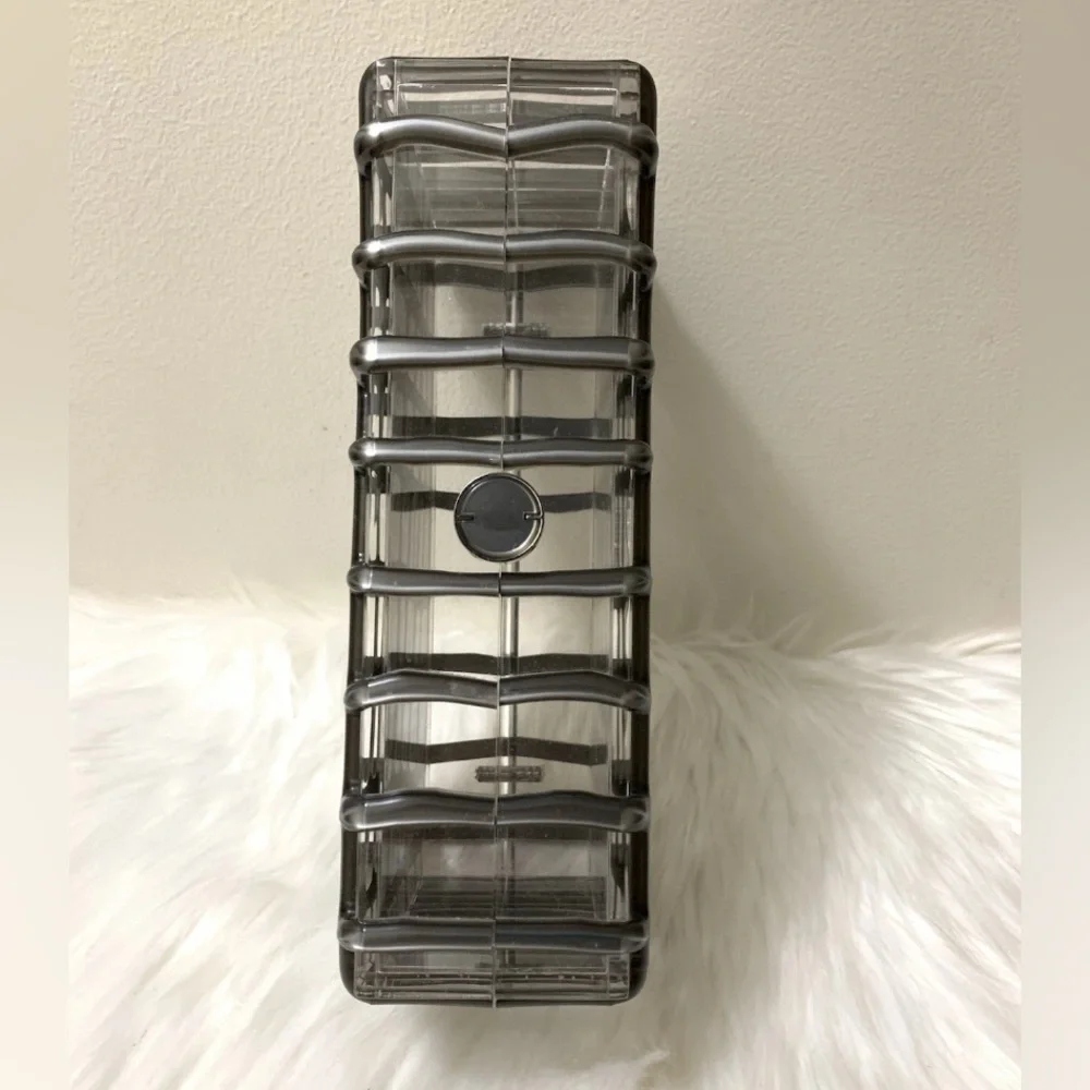 Cult Gaia Rina Caged Clear Acrylic Clutch Bag In Shiny Silver NEW IN BOX $388 - Picture 7 of 15